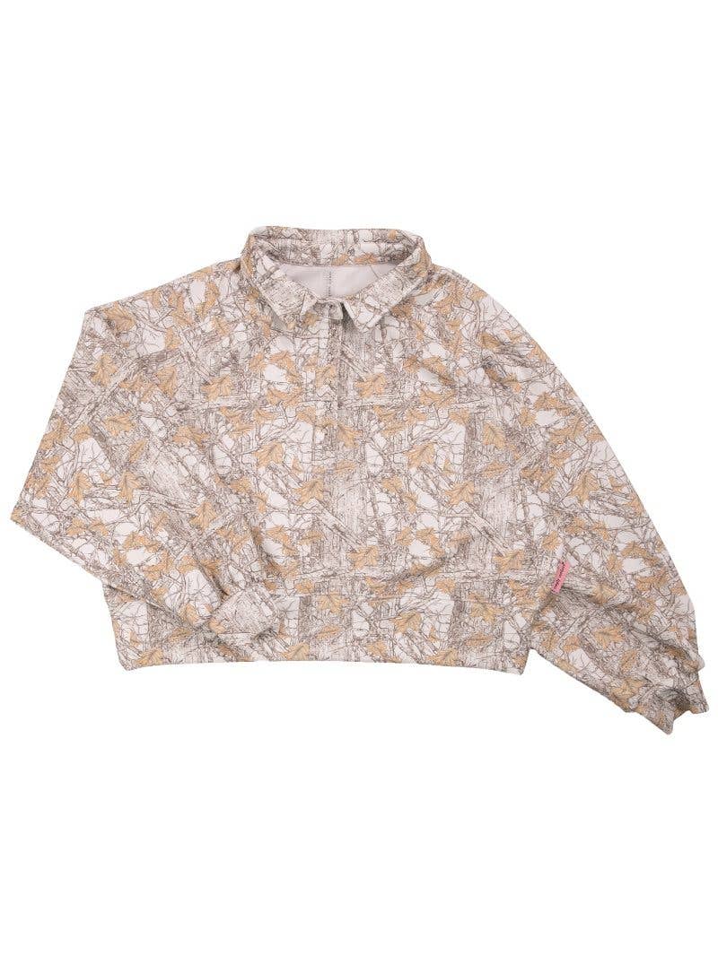 White Camo Pullover
