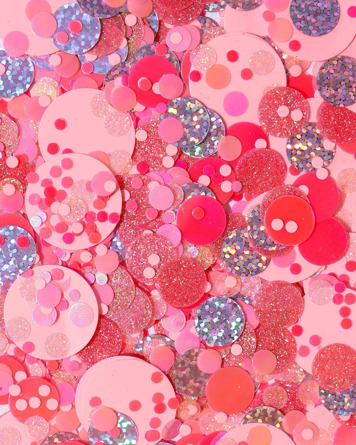 Pink Party Confetti Everything Pouch