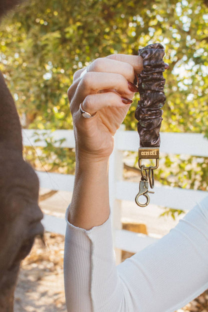 Brown Camo Keychain
