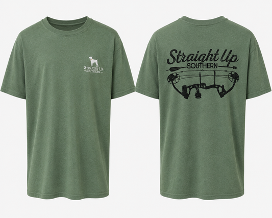 Straight up Southern Bow Hunter T-Shirt
