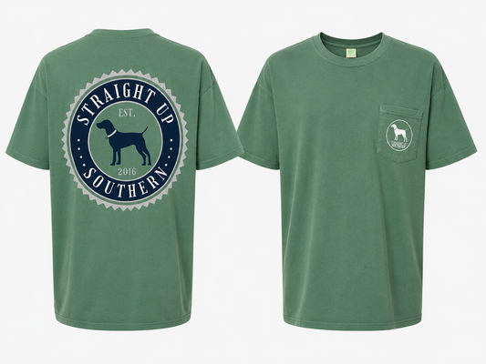 Straight up Southern Heritage Pocket T-Shirt
