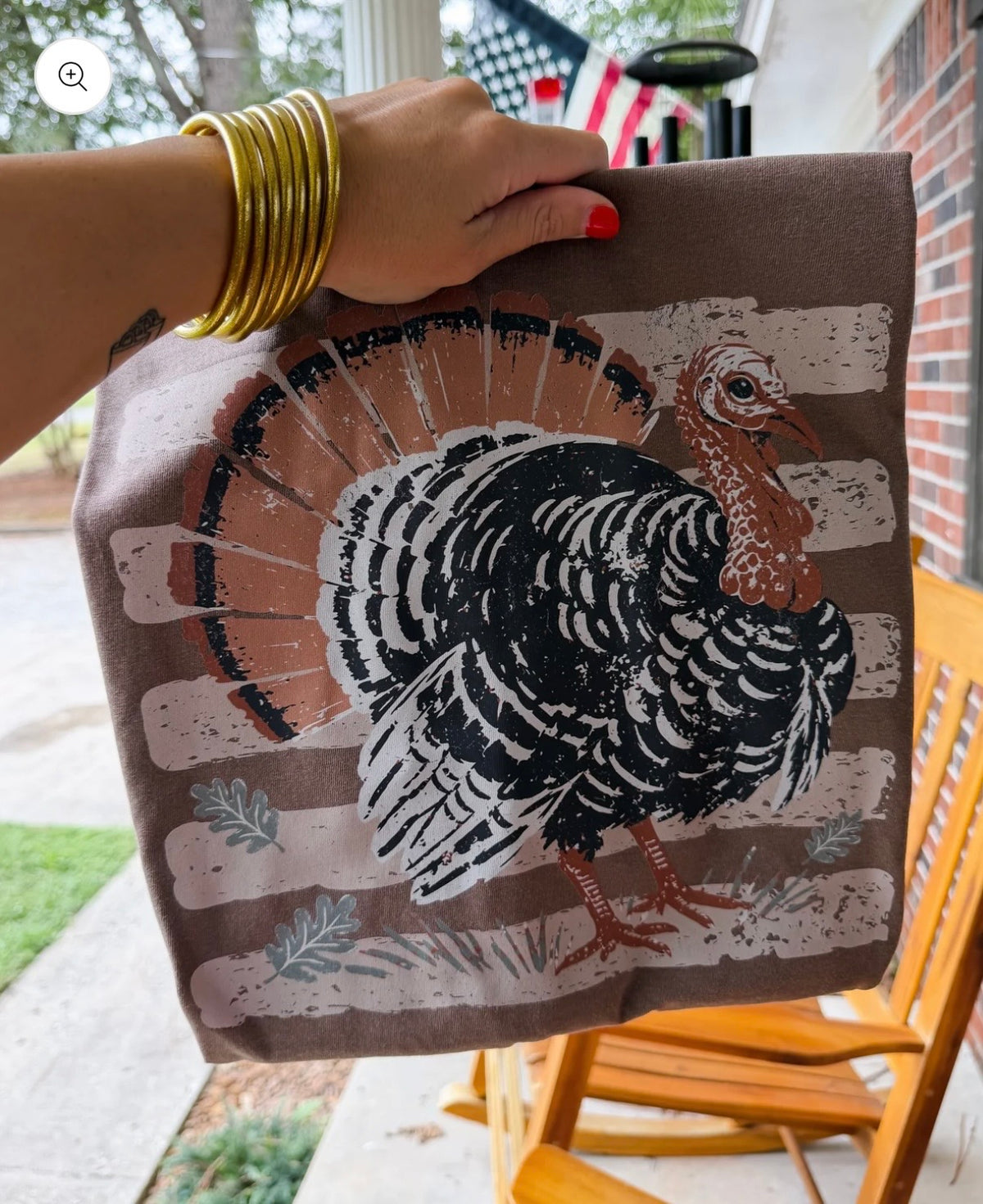 Striped Turkey Tee
