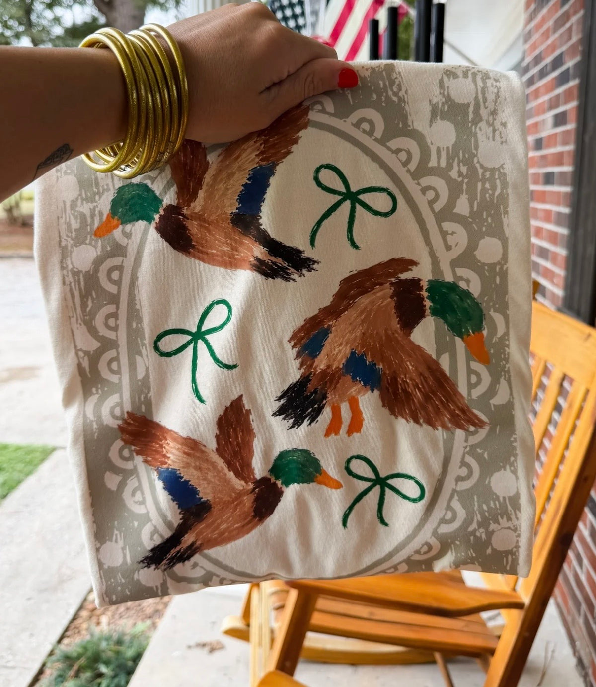 Flying Bow Ducks Tee