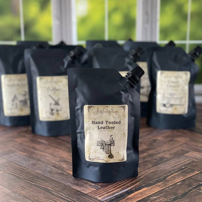 Hand-Tooled Leather Wild West Softie | Squeeze Wax Melt