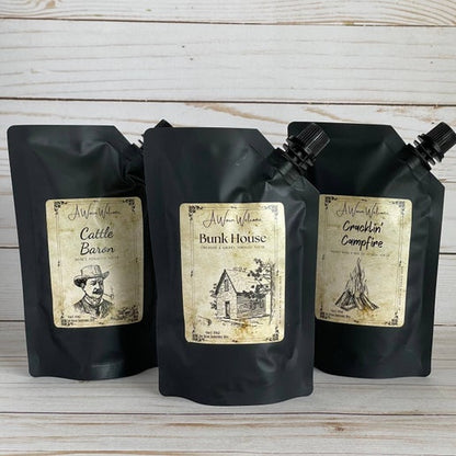 Hand-Tooled Leather Wild West Softie | Squeeze Wax Melt