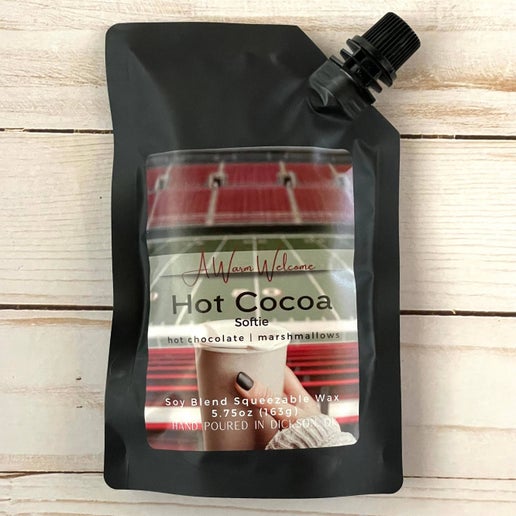 Hot Cocoa Football Softie | Squeeze Wax Melt