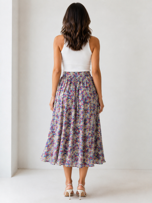Wildflower Whisper Midi Skirt