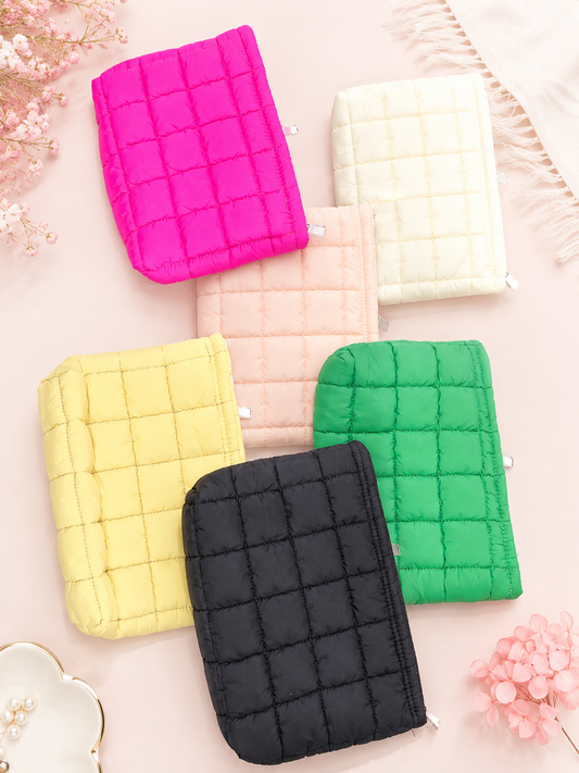 Quilted Cosmetic Bags