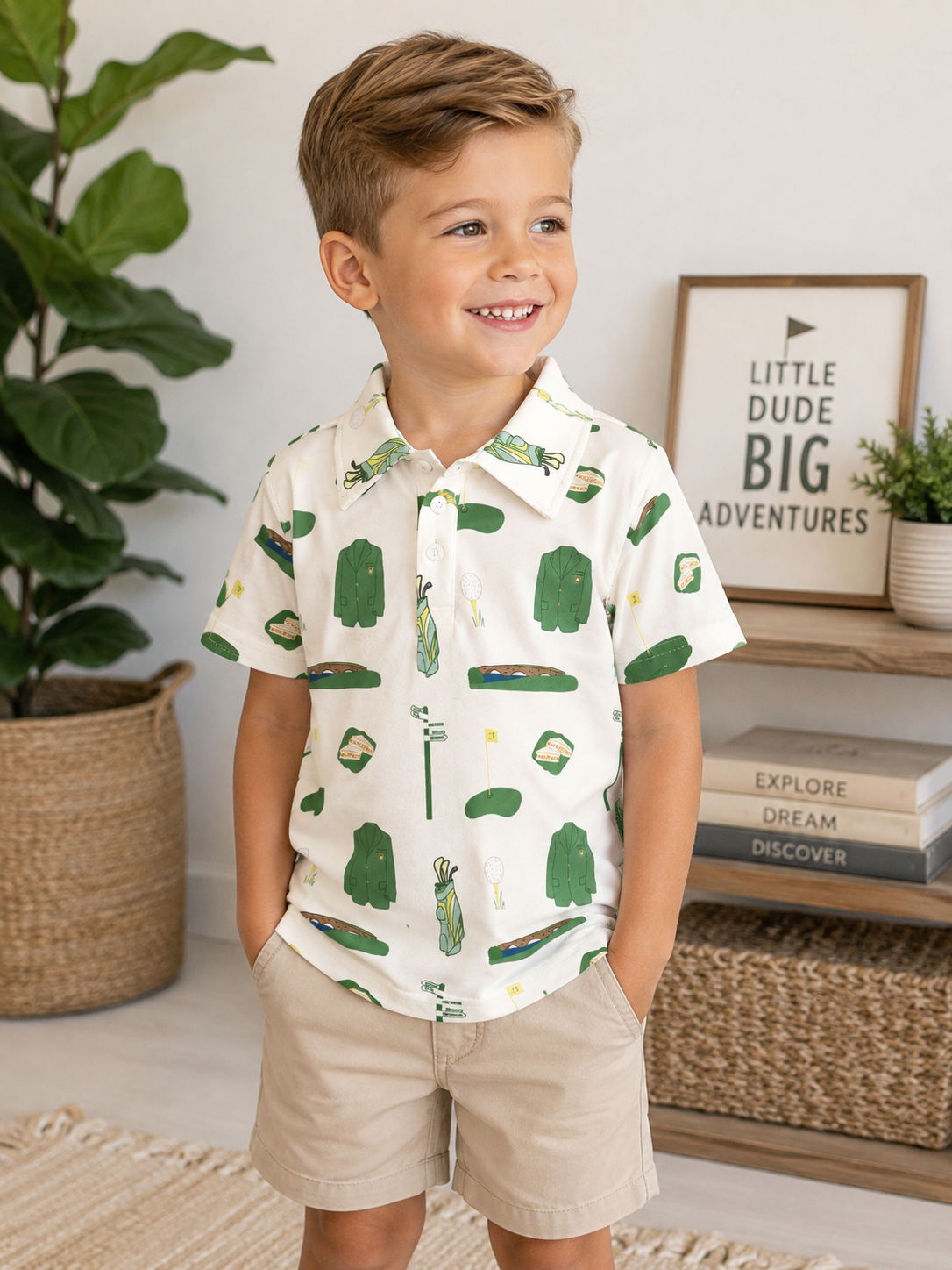 Kids Little Golfer Polo