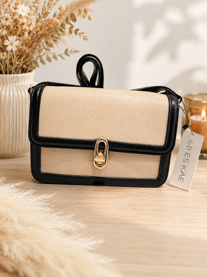 Jules Kae Embossed Crossbody Bag