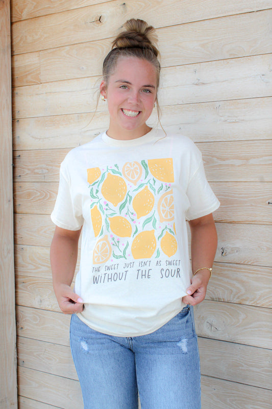 Lemon Graphic Heavy Cotton Tee