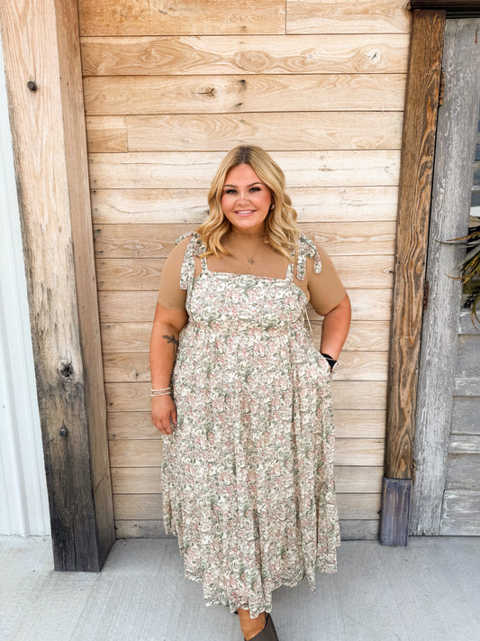 SHOULDER TIE DRESS