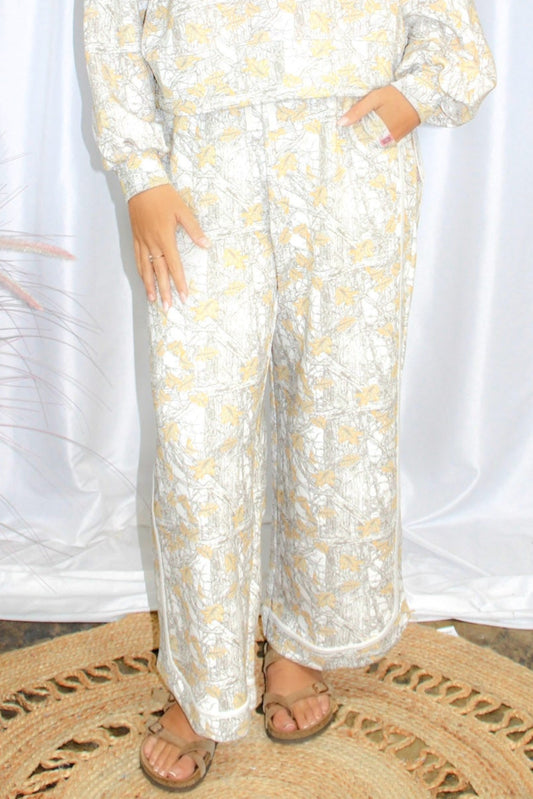 White Camo Pants