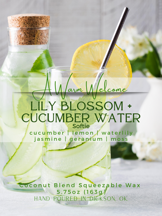 Lily Blossom + Cucumber Water Softie | Squeeze Wax Melt