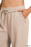 PLUS FLEECE EXPOSED SEAM WIDE LEG SWEATPANTS