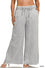 PLUS ACID WASH FLEECE PALAZZO SWEATPANTS WITH POCKETS