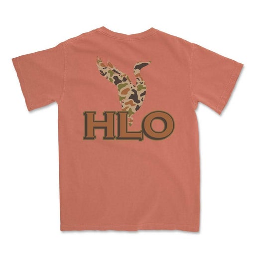 Old School Duck Pocket Tee - Terracotta