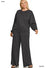 PLUS SCUBA CREWNECK PULLOVER AND PANTS SET