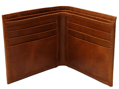 Bi Fold Wallet Leather