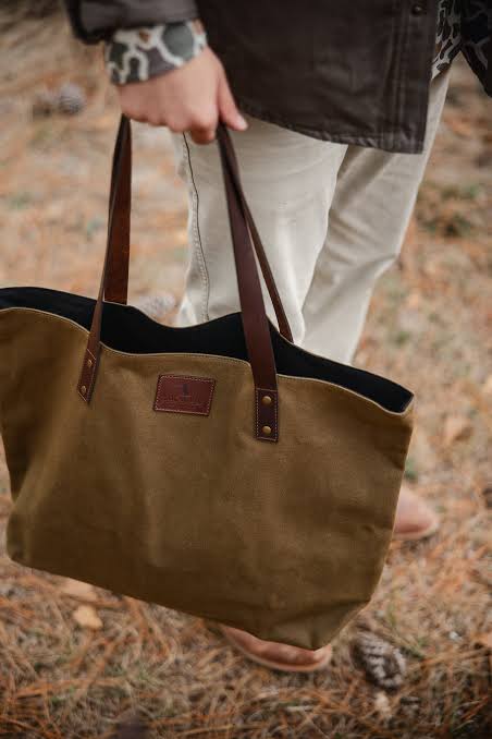 Local Boy Leather Totebag