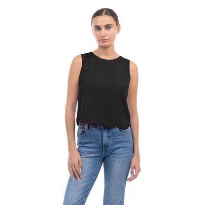 Scalloped Hem Top