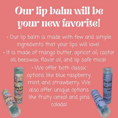 Loopy Dreams Lip Balm, Fruity Lip Balm, Trendy Lip Balm