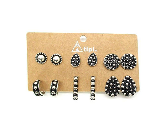 Western Mix 6 Earring Set