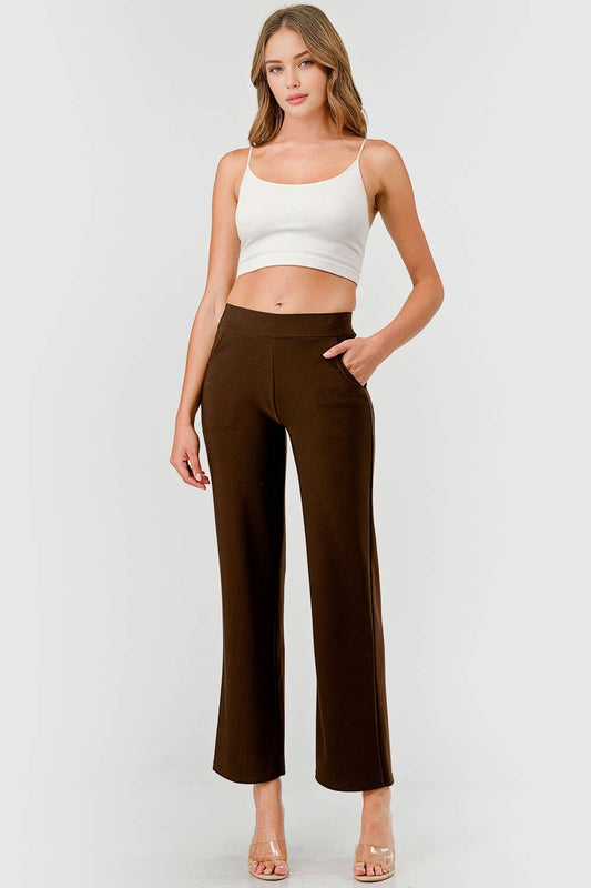 PANTS SCUBA STRAIGHT PANTS