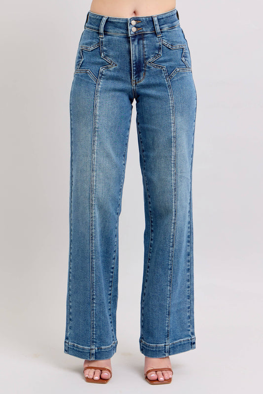 HW Star & Front Seam Detail Wide
