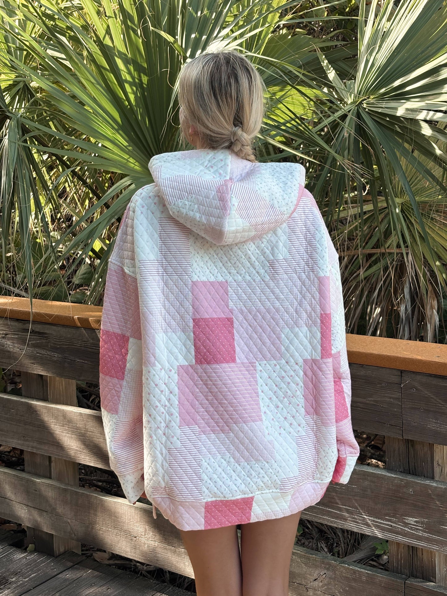 Margo Quilted Patchwork Hoodie