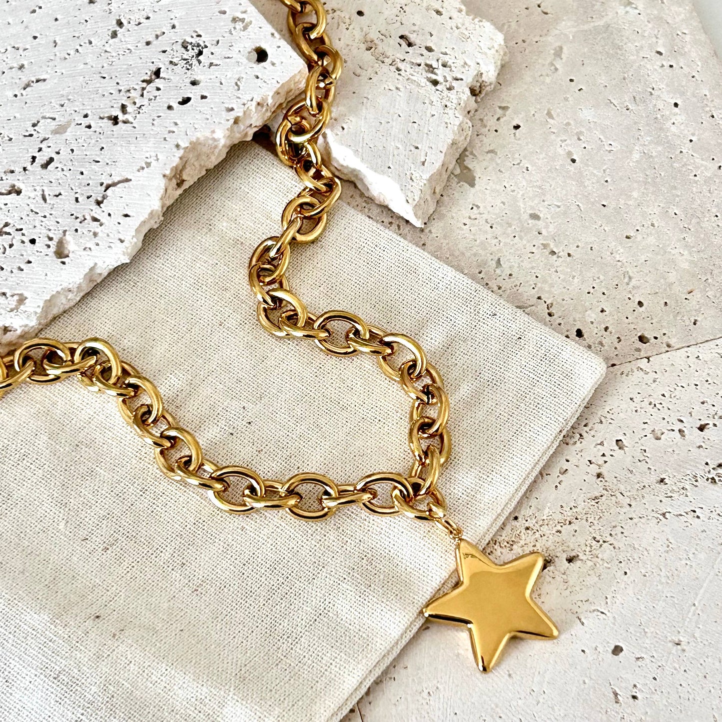 Star Necklace bold statement necklace