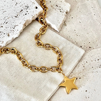 Star Necklace bold statement necklace