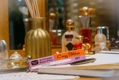 Crazy Bitches Awards Pen Set | Funny Pens