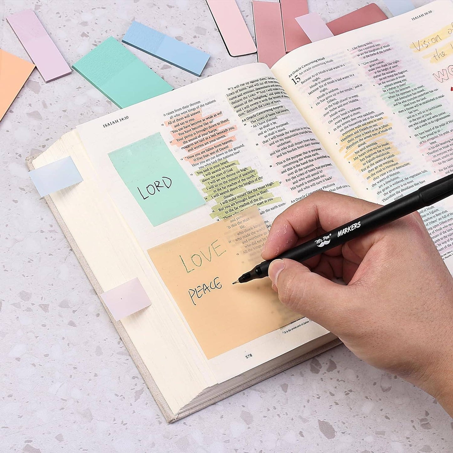 Mr. Pen Bible Journaling Kit with 20 Prayer Cards