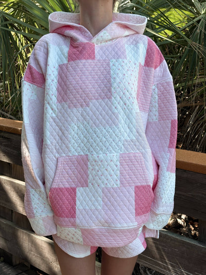 Margo Quilted Patchwork Hoodie