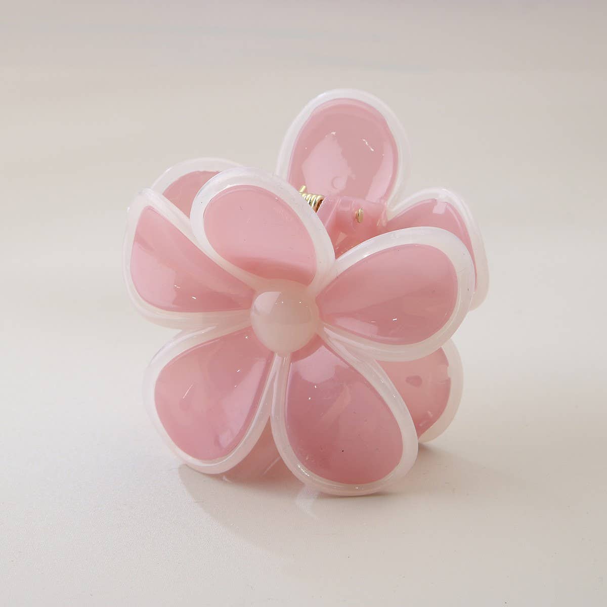 PLUMERIA FLOWER HAIR CLAW CLIP CANDY COLORS