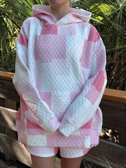 Margo Quilted Patchwork Hoodie
