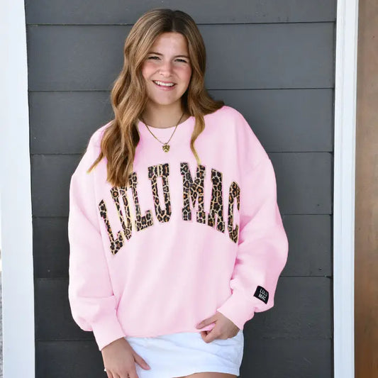 LULU MAC Leopard  Sweatshirt
