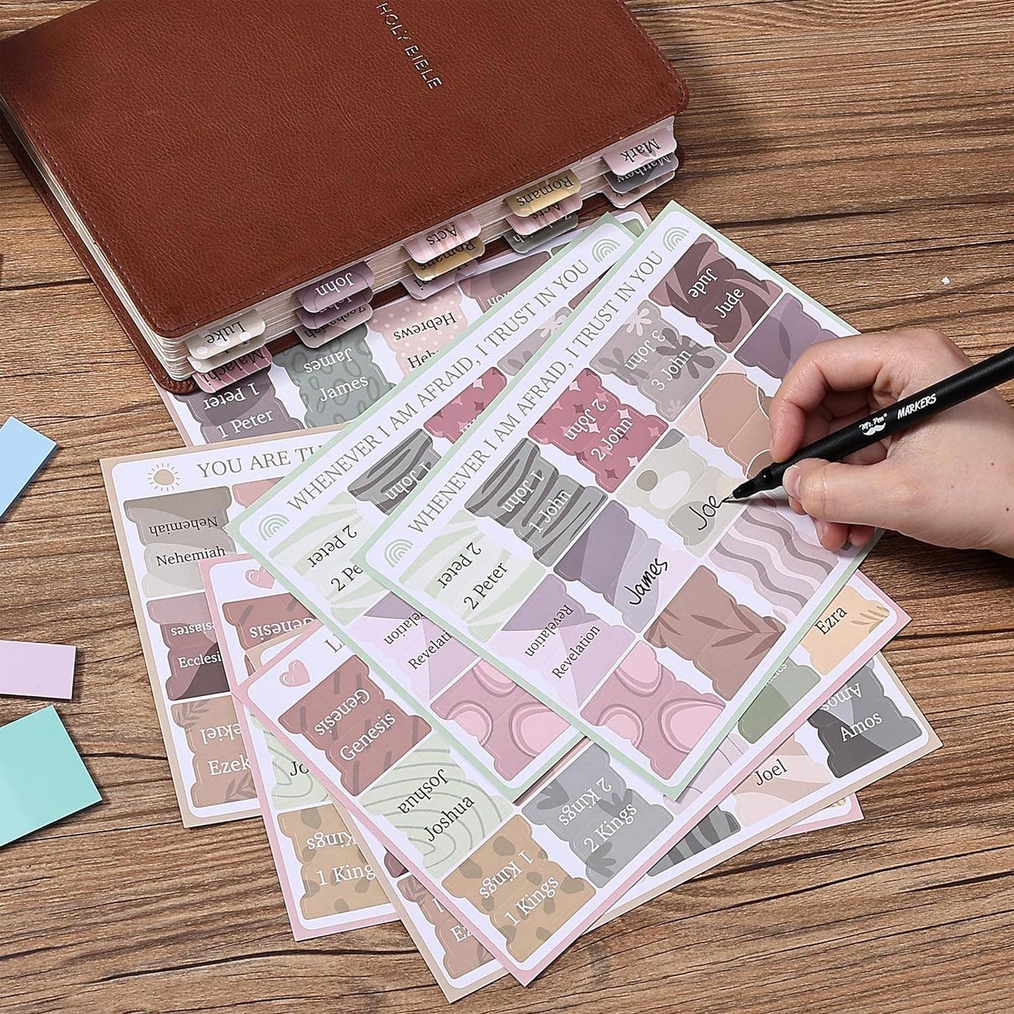 Mr. Pen Bible Journaling Kit with 20 Prayer Cards