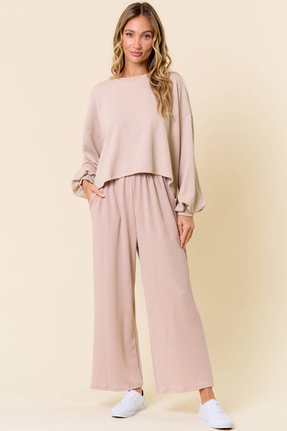 Take me Back Ribbed Pants