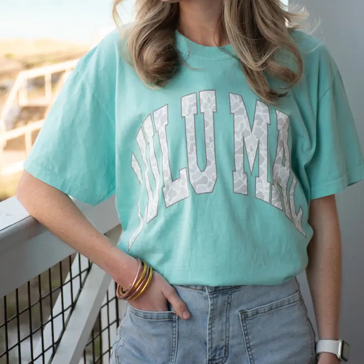 LULU MAC Camo Adult Comfort Colors Tee