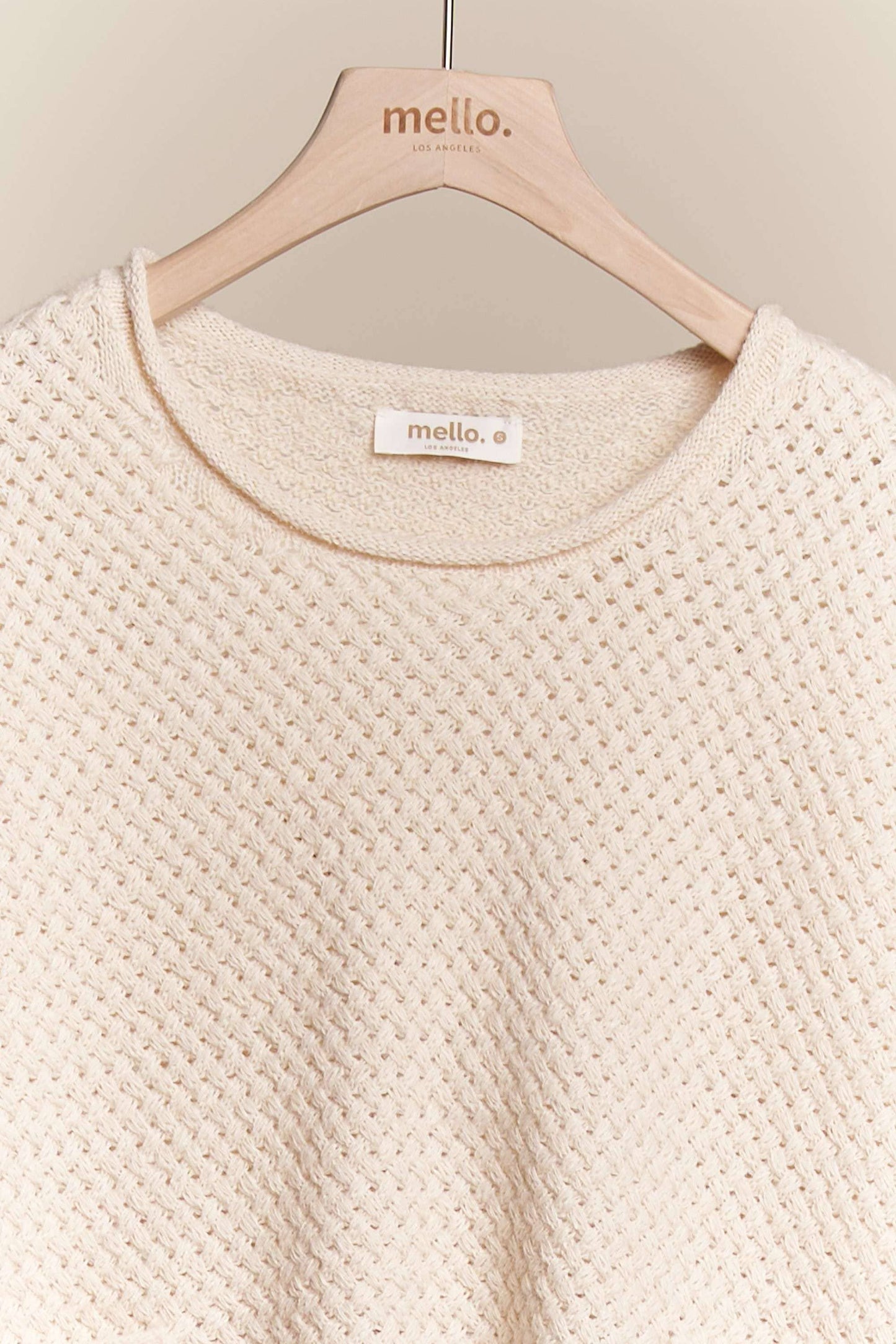 Wide Neck Knit Sweater with Double Pocket Detail