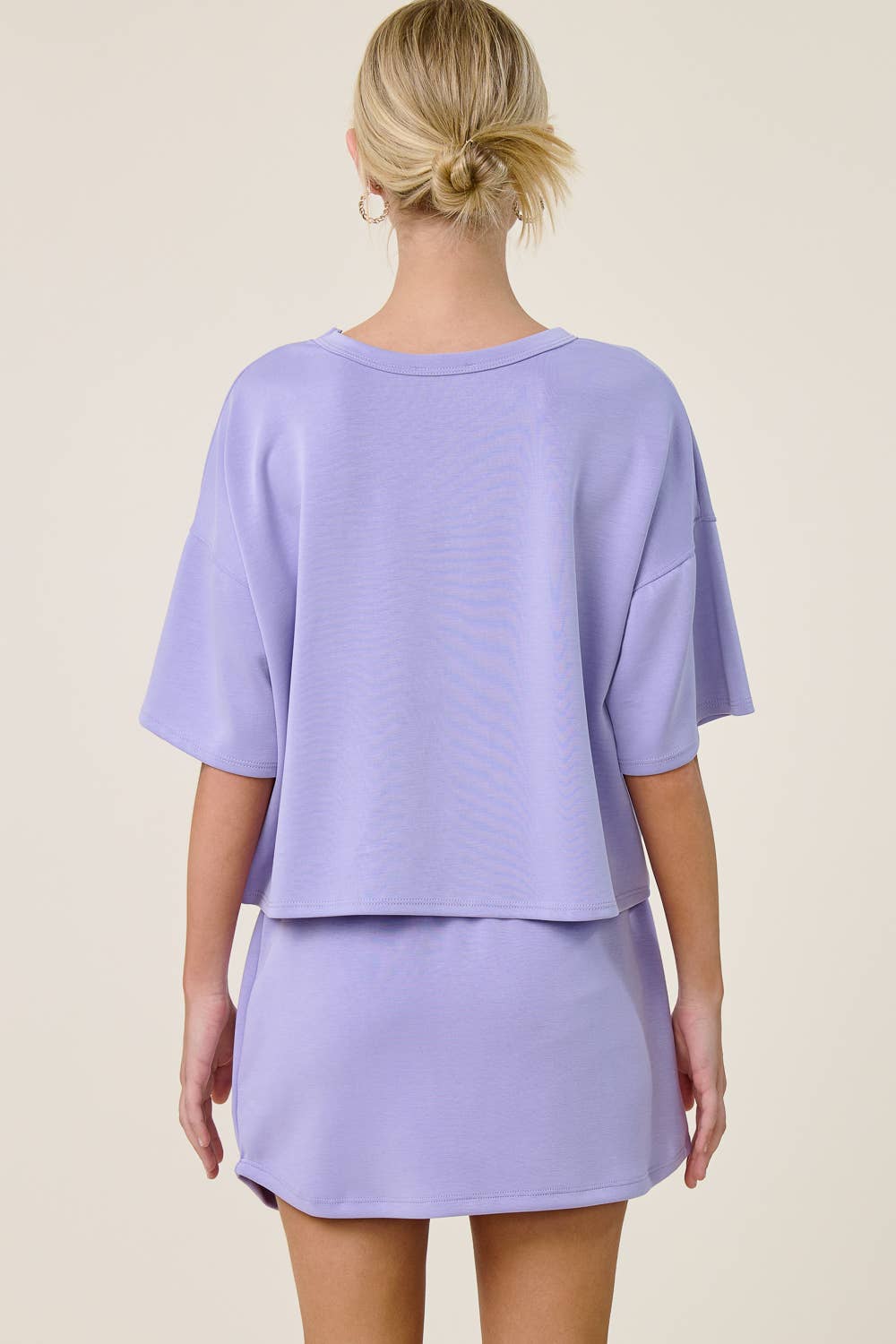 Boxy Short Sleeve Scuba Shirt