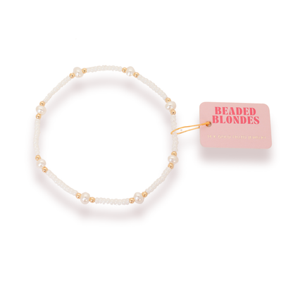 Luster White Pearl Anklet