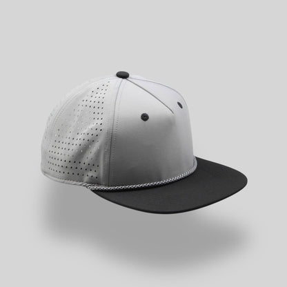 Perforated Structured Gray-Black / Gray-Black Rope