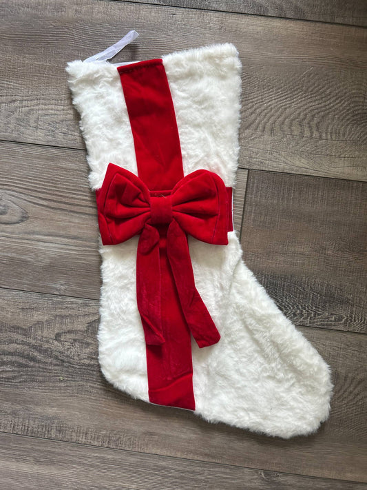 Red and White Christmas Stockings