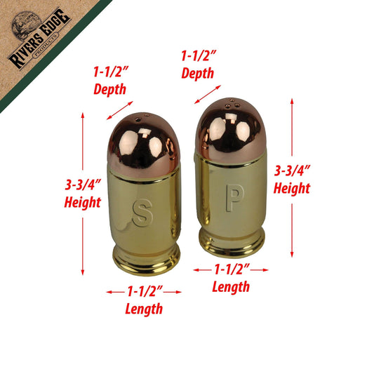 Salt and Pepper Shakers-Bullet