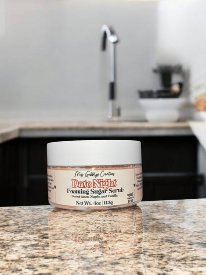 Date Night- 4oz Foaming Sugar Scrub