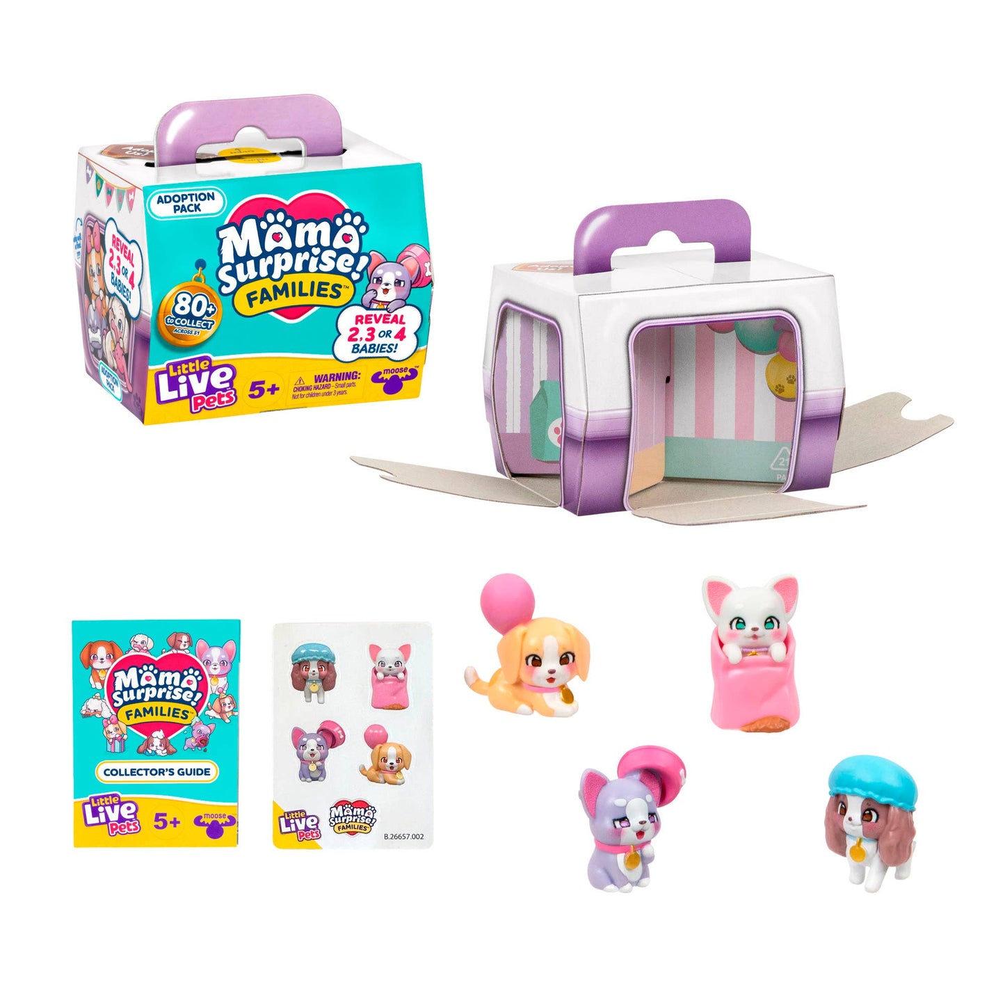 Moose Toys -Little Live Pets Mama Surprise Families Adoption