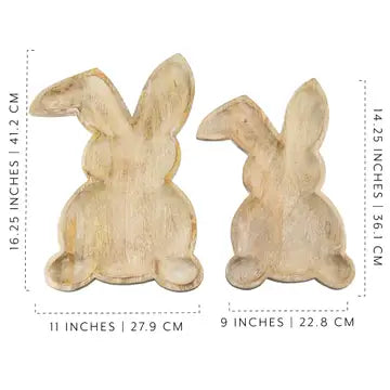 Large Bunny Serving Tray